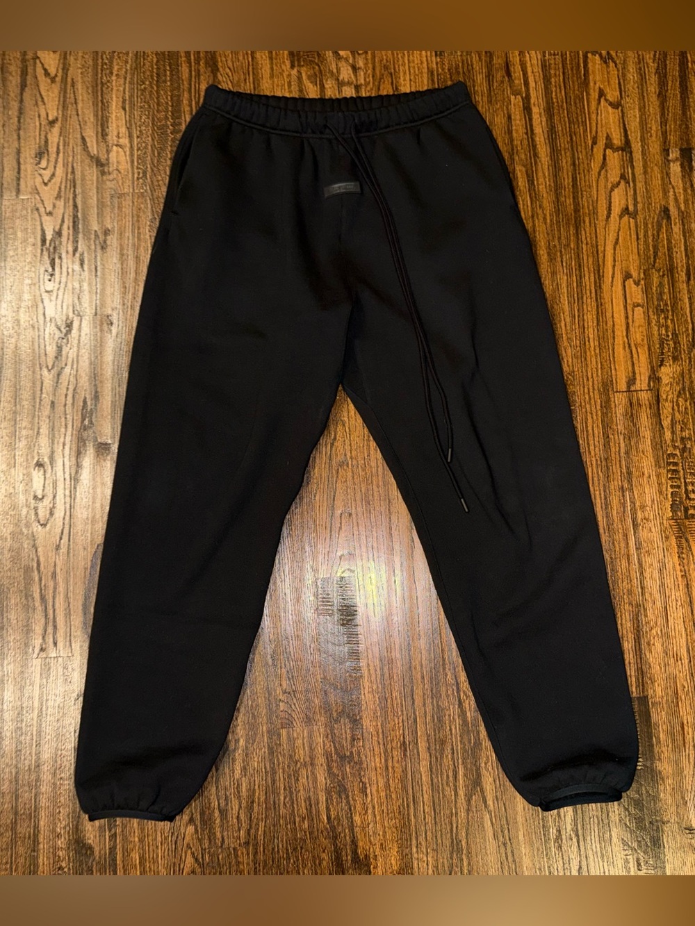 Fear Of God Essentials Black “Core Collection” Drawstring Sweatpants Size Medium